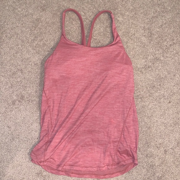 Women’s Lululemon tank top with built in sports bra - Picture 1 of 2